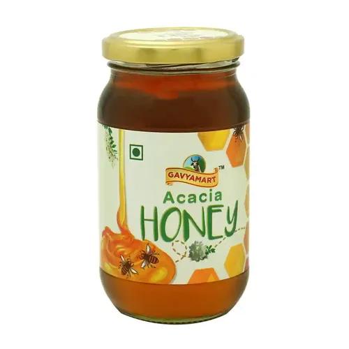 Gavyamart Pure & Natural Raw Honey 500 GM|Unpasteurized|Unadulterated|Ethically Sourced & of Natural Origin|May contain Natural Pollen|Organic Honey|Original Honey with No Sugar Adulteration (Acacia)