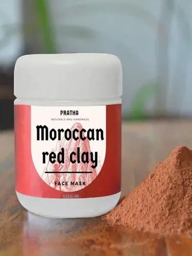 Moroccan Red Clay Face Mask (Pack of 2)