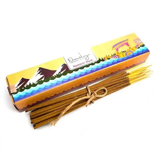 Nirmalaya Kashmiri Musk Incense Sticks Agarbatti | Organic Incense Sticks | 100% Natural and Charcoal Free Agarbatti Sticks for Room (40 Sticks in a Pack) Floral Fragrance - Pack of 2