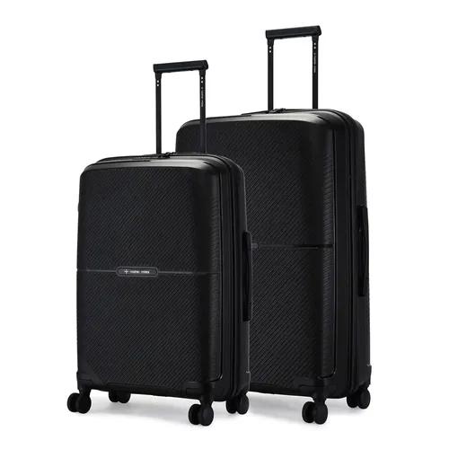 Nasher Miles Hawaii TSA Lock and Anti-Theft Hard-Sided Polypropylene Luggage Set of 2 Trolley Bags |Suitcase Set(65 & 75 cm)