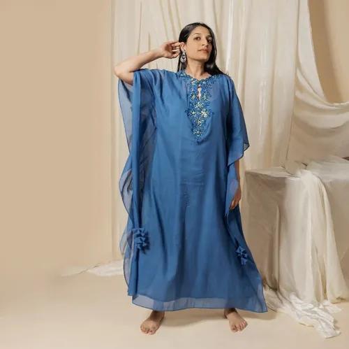 Peacock Blue Kaftan