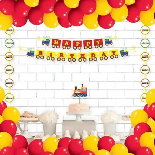 Untumble Train Theme Birthday Kit