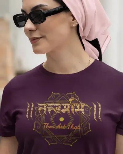 Tat tvam asi T-shirt for women / Wine