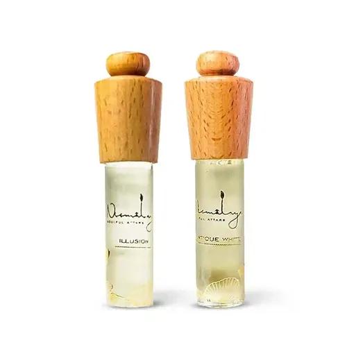 Nirmalaya Attar Perfume Combo For Men (Illusion + Antique White) | Attar Perfume For Men Original | Perfect For Every Occasion | Long-Lasting Fragrance - Pack of 2