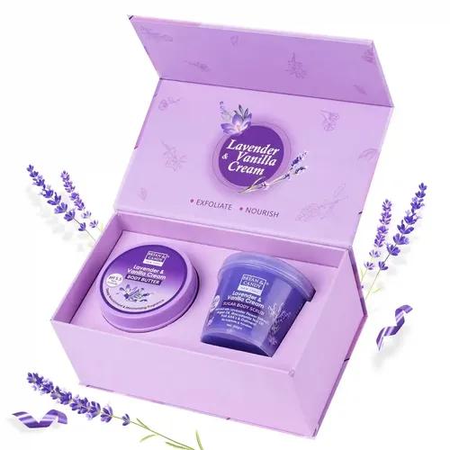 Bryan & Candy Complete Body Polishing Kit Gift For Women & Men | Complete Home Spa Experience |100% Vegan , Sls & Paraben Free (Lavender Pack of 2)