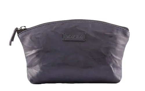 Talia Multi Utility Top Zippered Genuine Leather Pouch