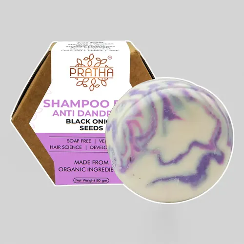 Pratha Shampoo Bar | Black Onion Seed | Anti Dandruff