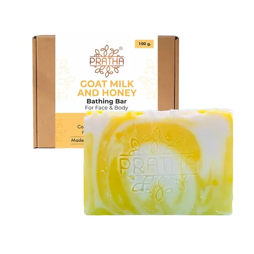 Pratha Goat Milk & Honey | Cold Process Handmade Soap