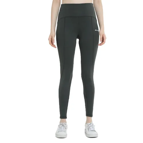 Women's Super High Waisted Super Soft Perforated Tights - Olive Green