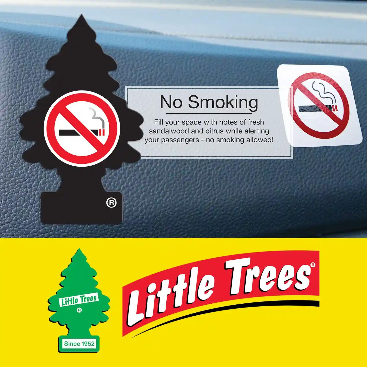 LITTLE TREES Car Freshener - No Smoking (Pack of 3)