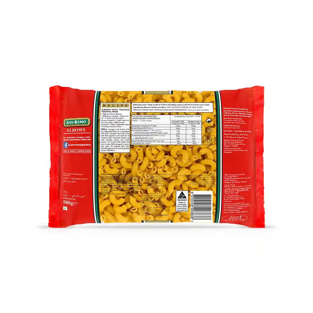 San Remo Elbows Pasta 500g