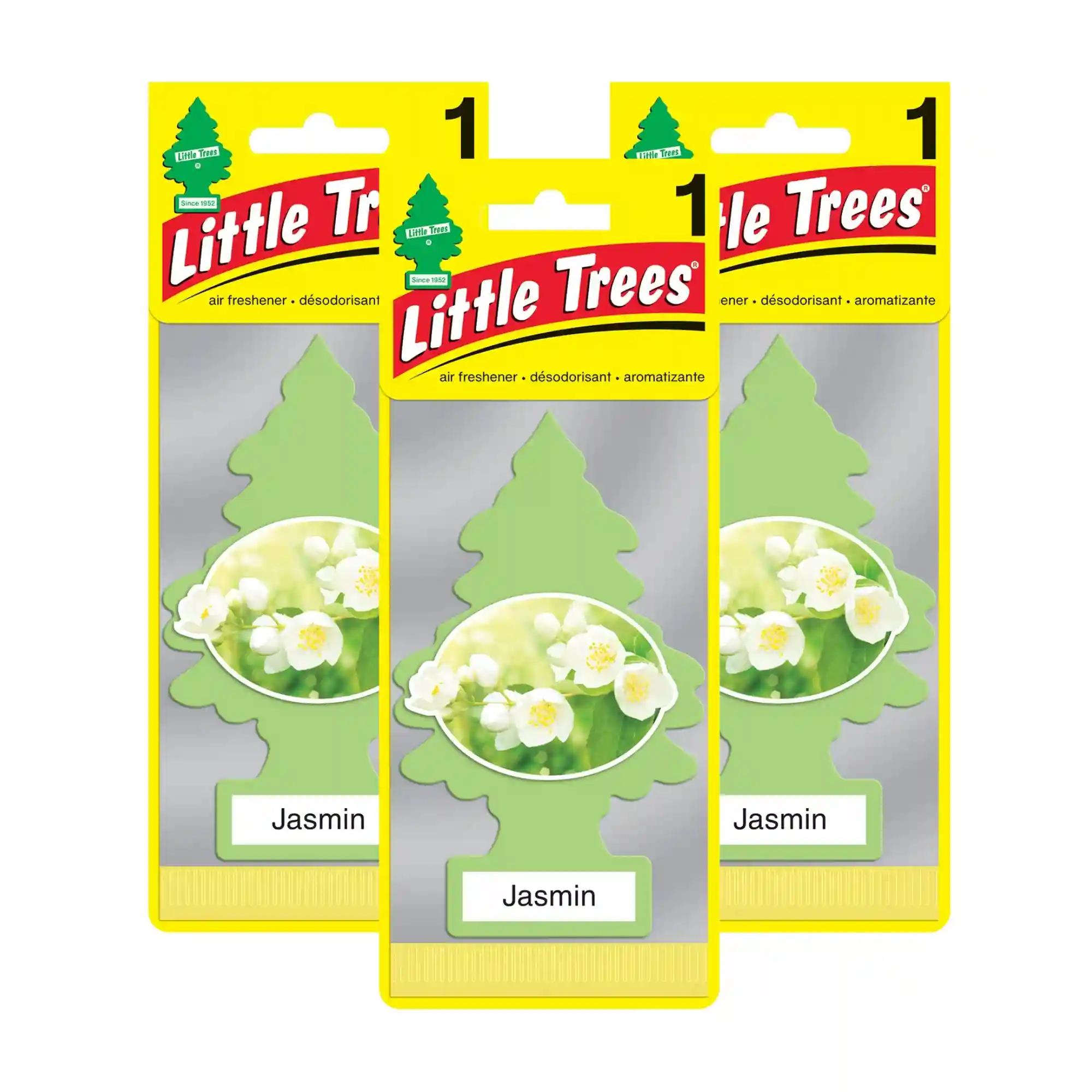 LITTLE TREES Car Freshener - Jasmin (Pack of 3)