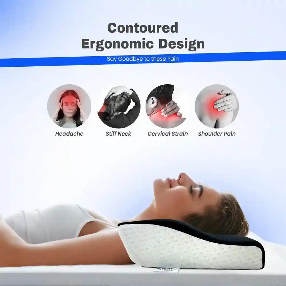 Pillow for stiff fashion neck