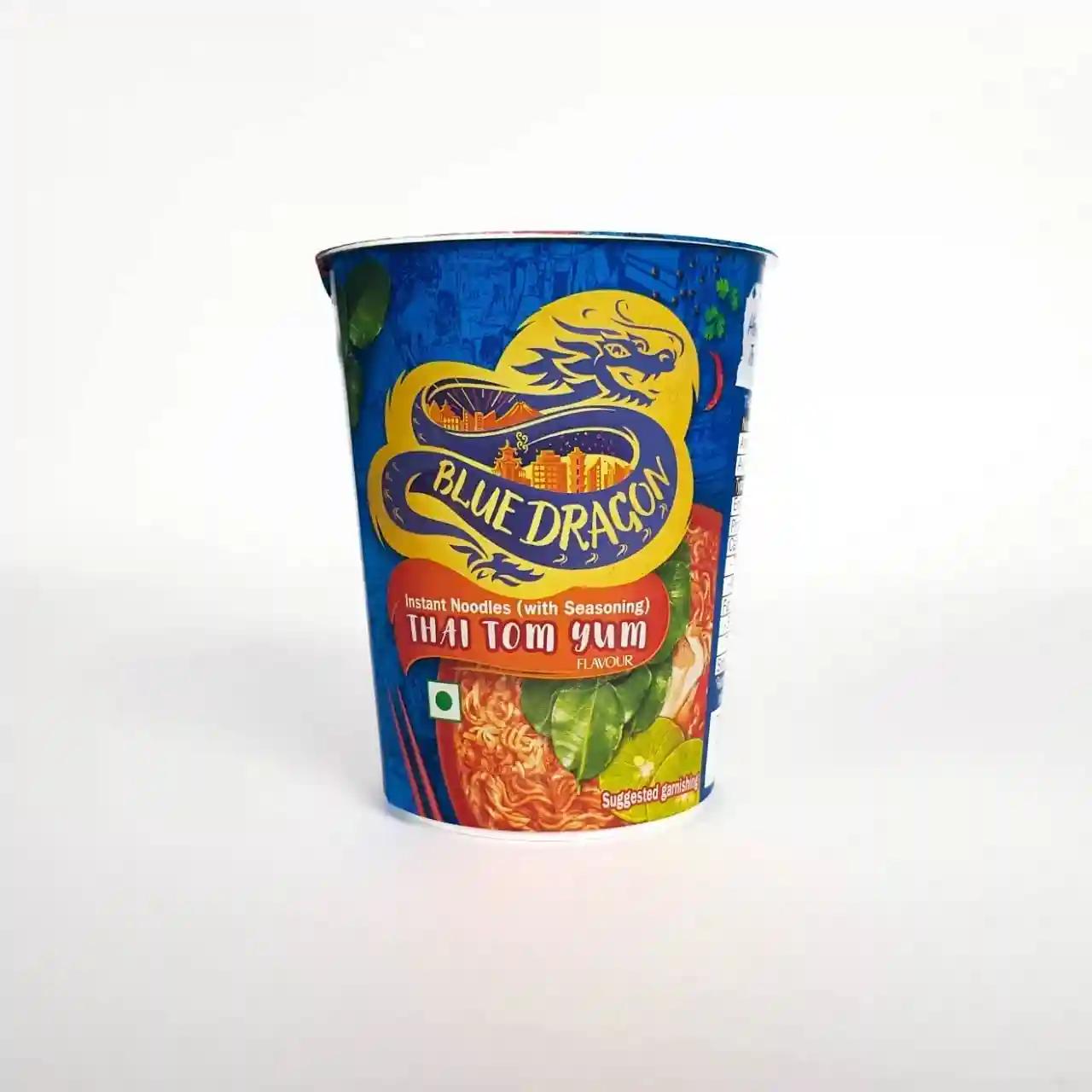 Blue Dragon Instant Cup Noodle Thai Tom Yum 240gm (Pack of 4) (60gm X 4)