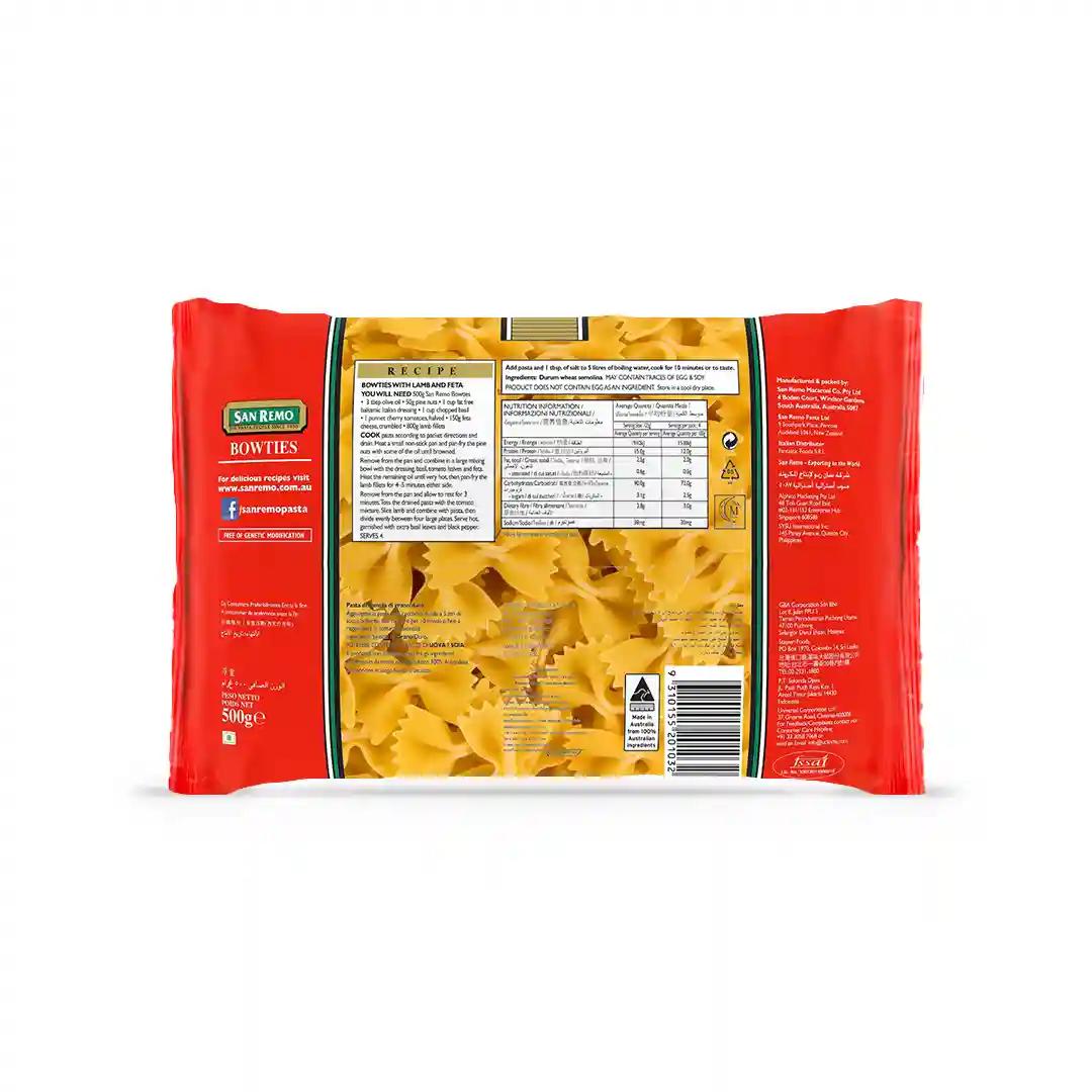 San Remo Bowties Pasta 500g