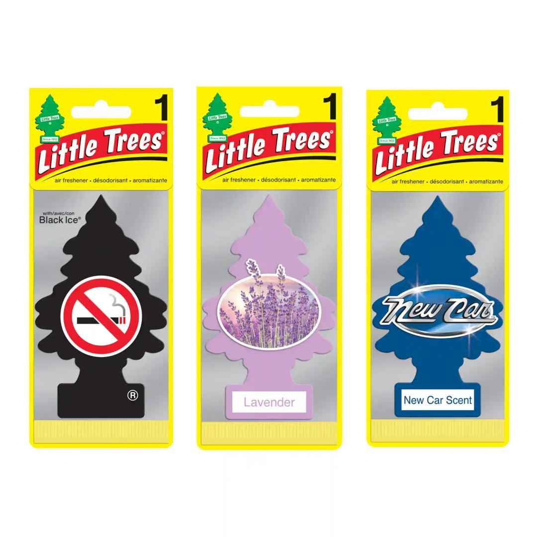 LITTLE TREES No Smoking Air|Fresh Lavender|New Car Scent|Hanging Trees|Combo of 3