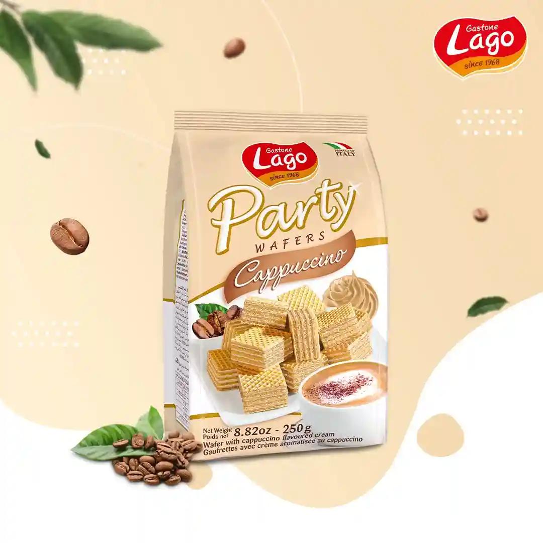 Lago Party Wafers Cappuccino 250g