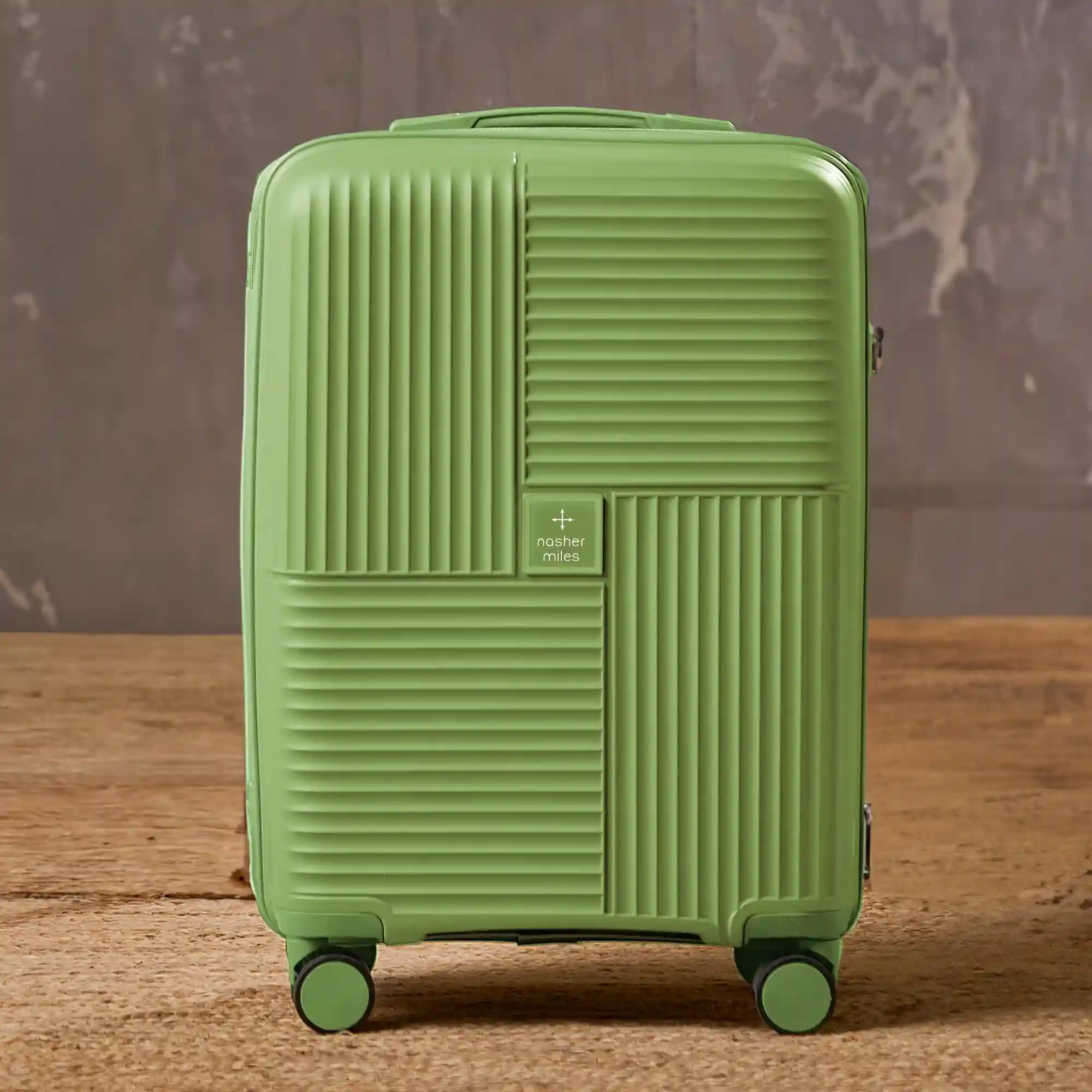 Nasher Miles Singapore Hard-Sided Polypropylene Cabin Luggage Rose Gold 20 inch |55cm Trolley Bag