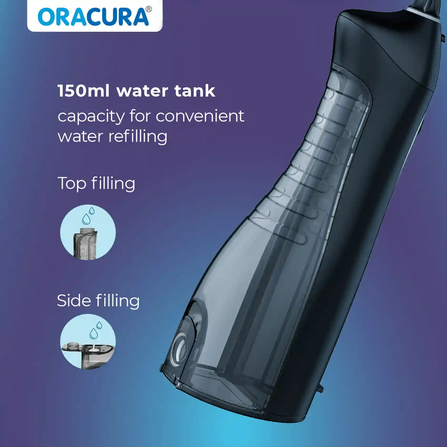 OC150 LITE Smart Water Flosser® - Black