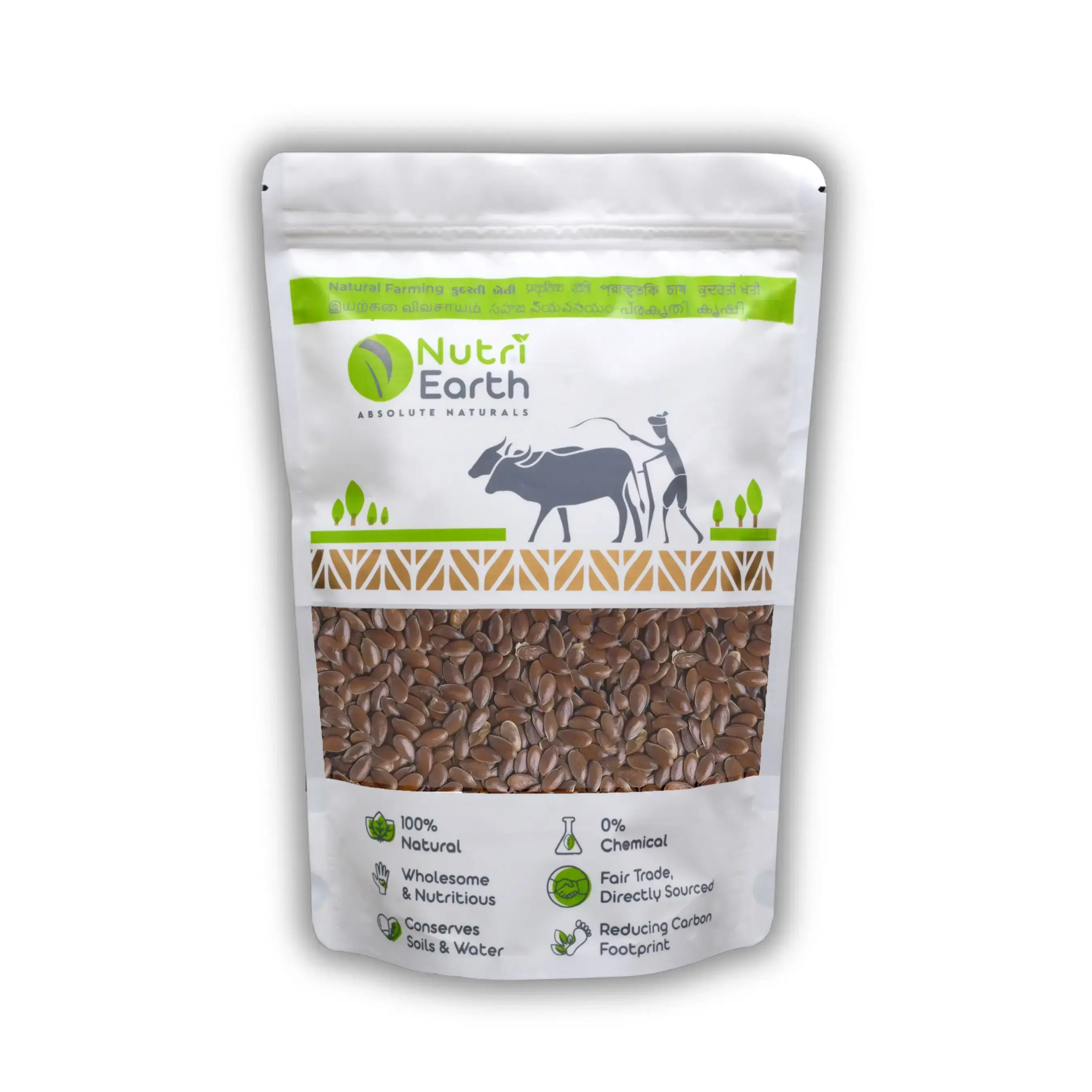 NutriEarth Flax seed - 100 gm