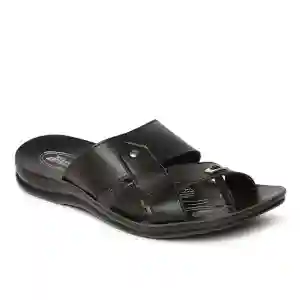 Paragon Men'S Black Flip-Flops (Pu6685G)