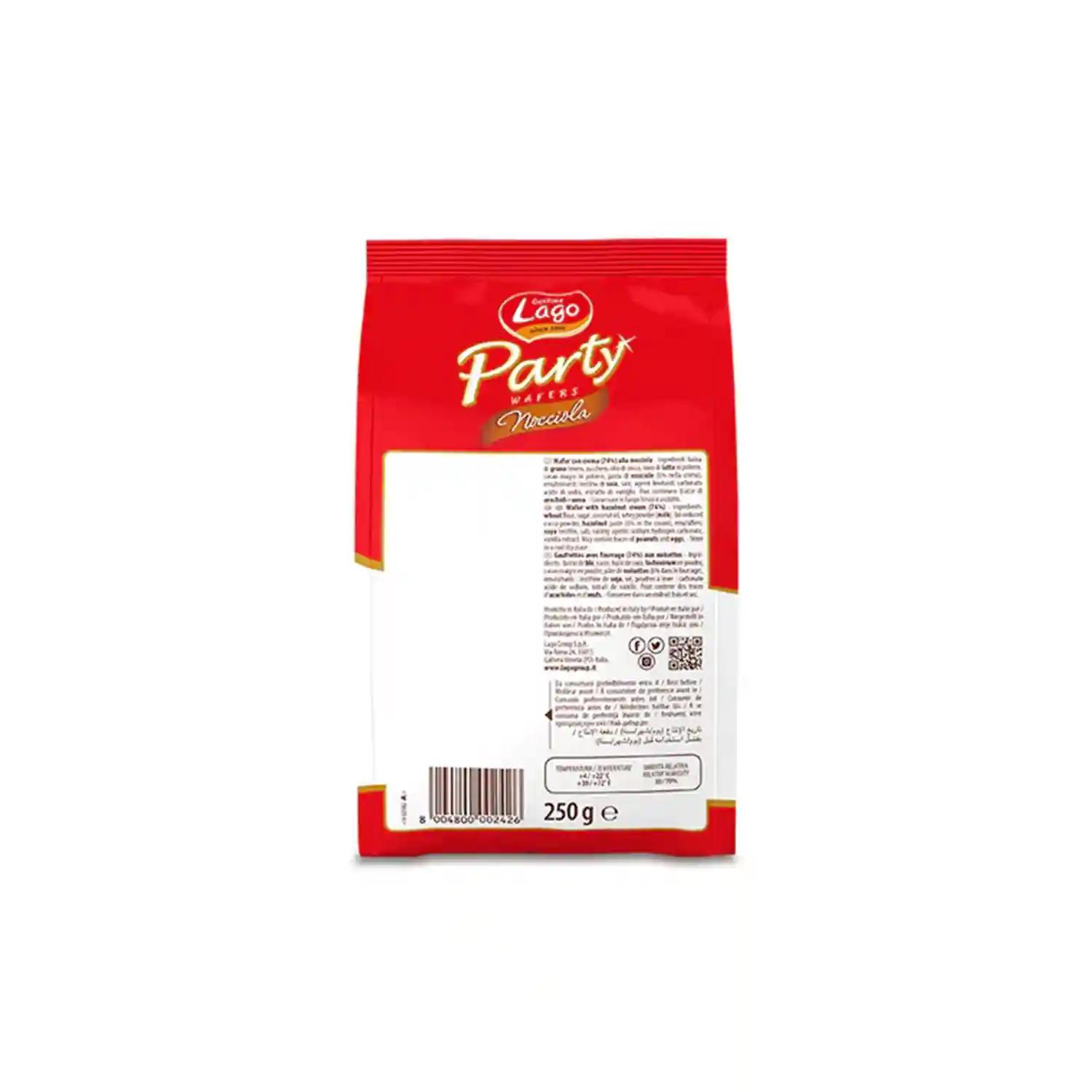 Lago Party Wafers Hazelnut 250g