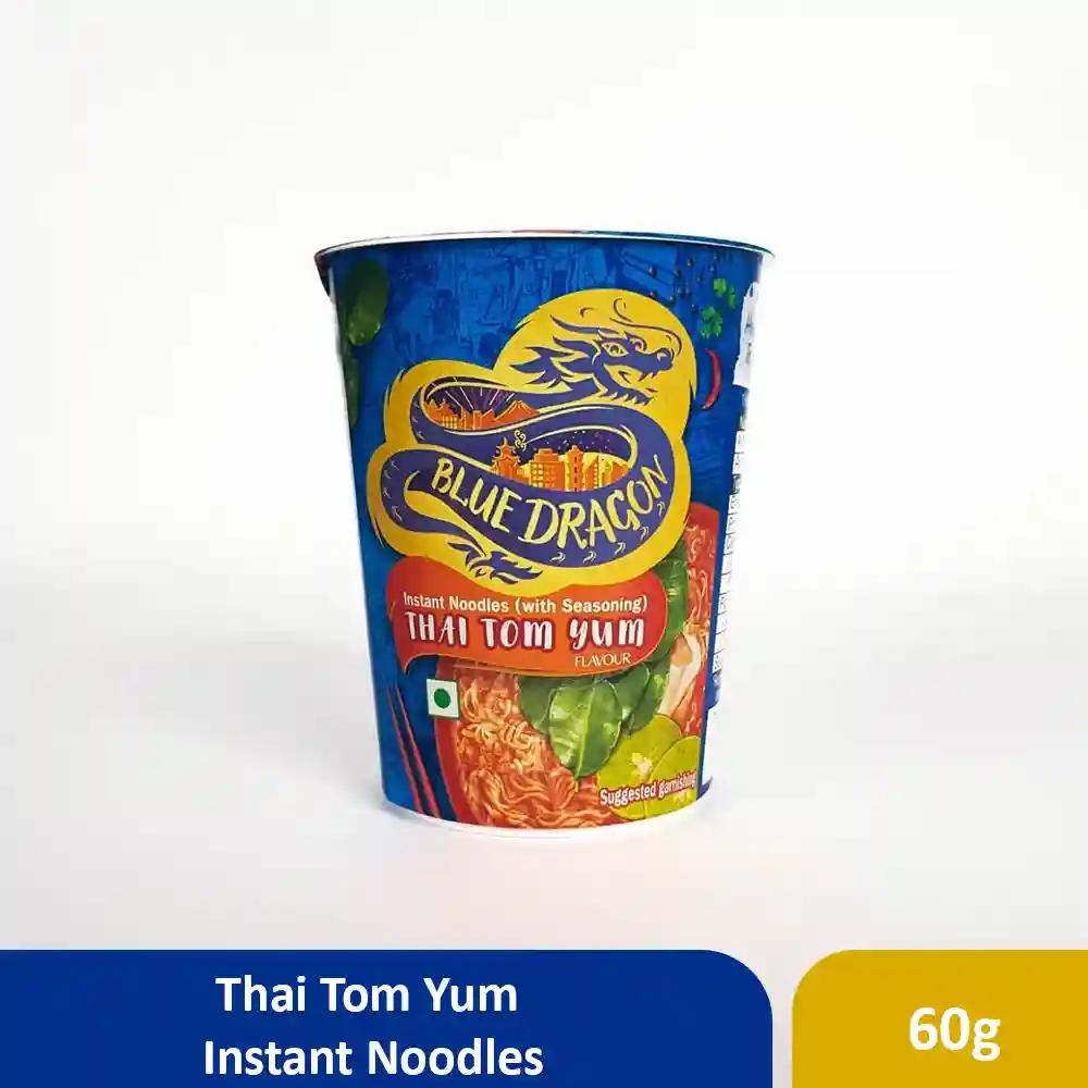 Blue Dragon Instant Cup Noodle Thai Tom Yum 240gm (Pack of 4) (60gm X 4)