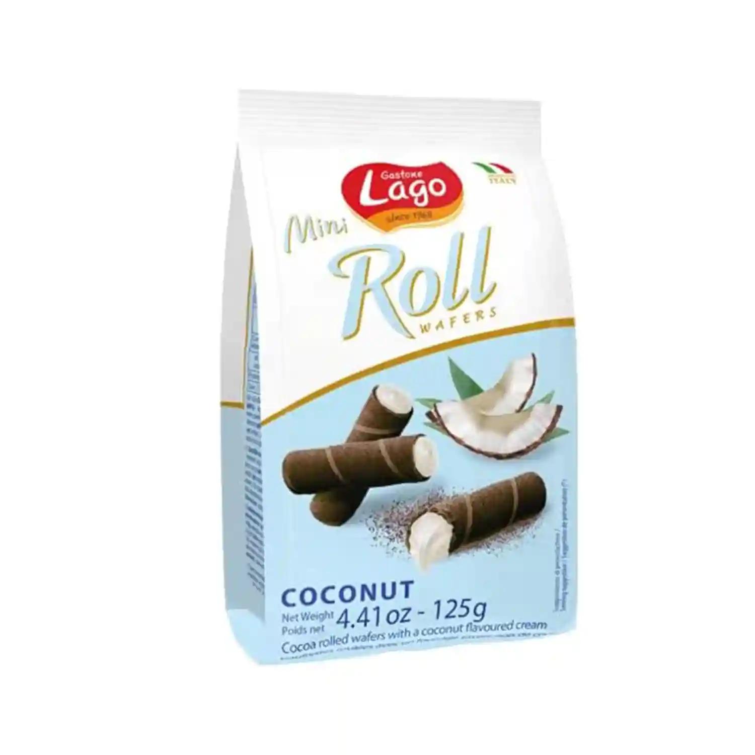 Lago Mini Roll Coconut 125g