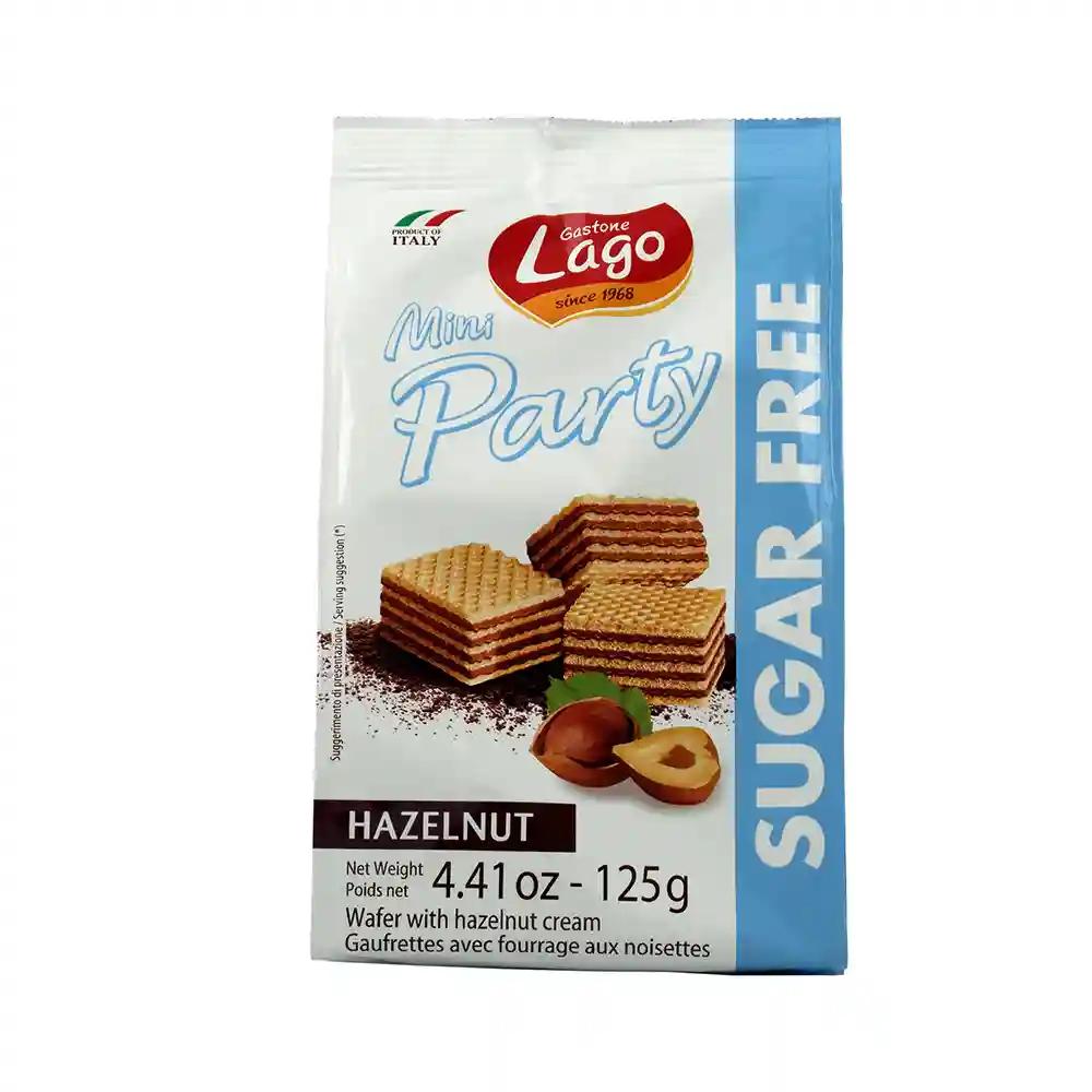 Lago Mini Party Wafers Hazelnut Cream Sugar-Free 125g