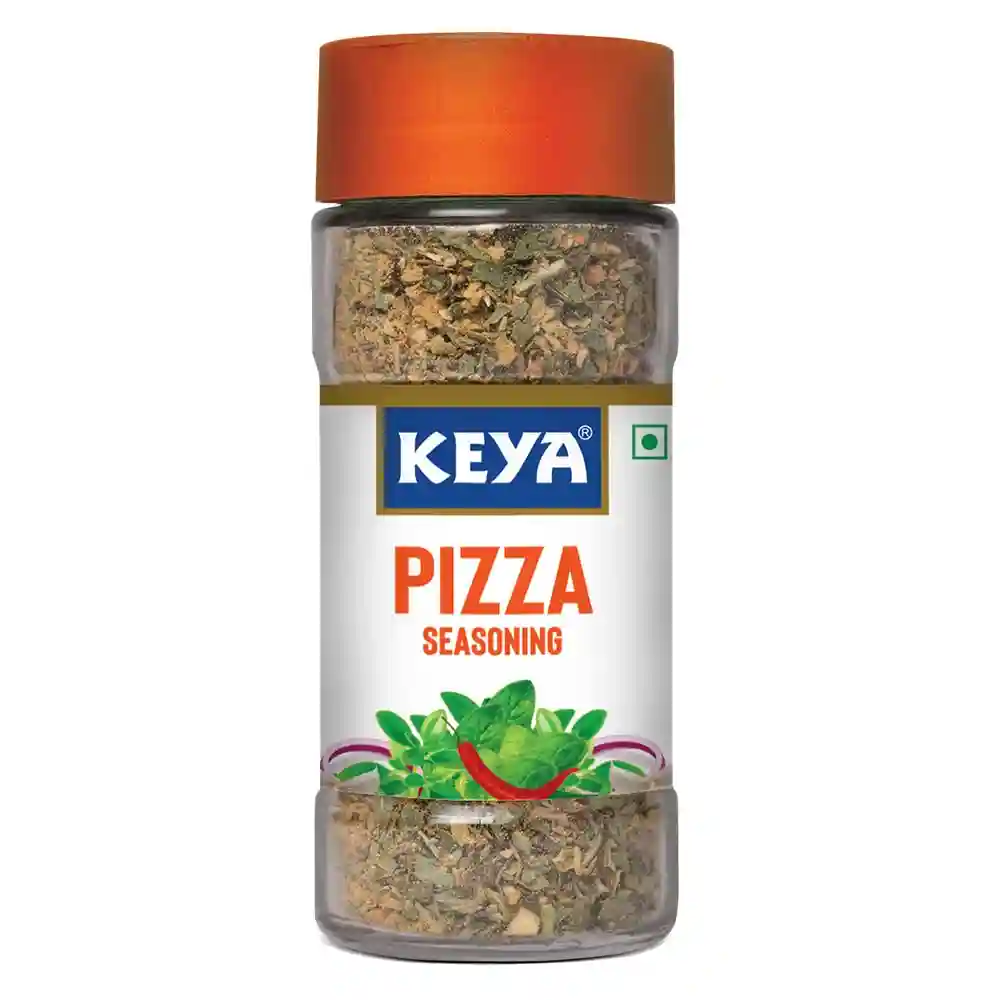 KEYA Combo of Pizza Seasoning 45gm, Red Chilli Flakes 40gm, Pack of 2