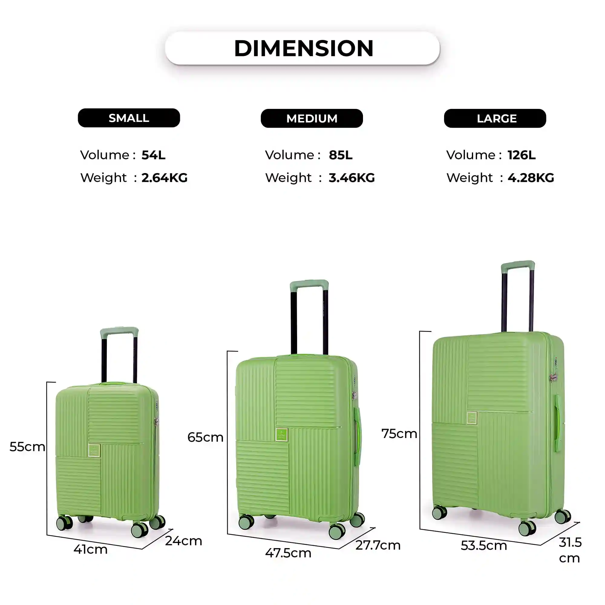 Nasher Miles Singapore Hard-Sided Polypropylene Cabin Luggage Rose Gold 20 inch |55cm Trolley Bag