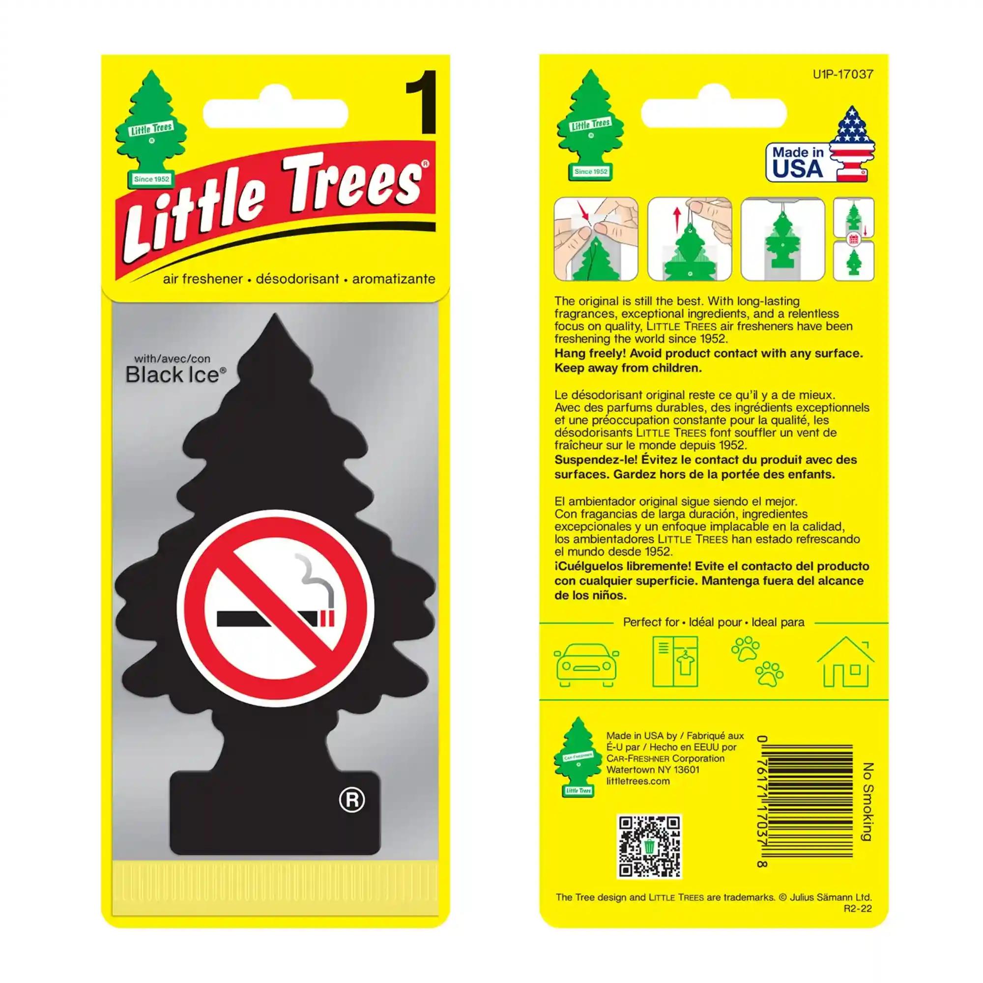 LITTLE TREES Car Freshener - No Smoking (Pack of 3)