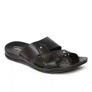 Paragon Men'S Black Flip-Flops-6 Uk/India (39/40 Eu)(Pu6685G)