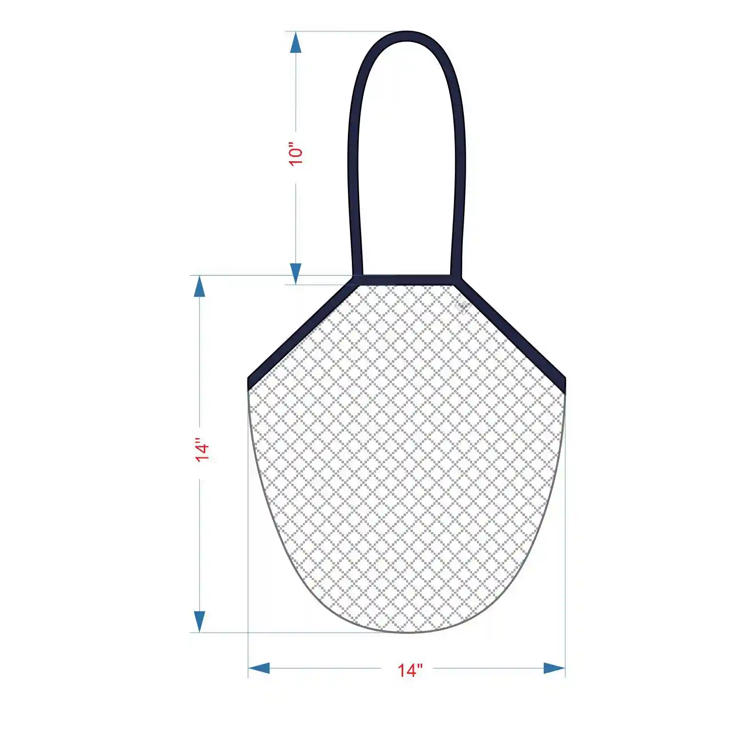 Eco Right Organic Cotton Mesh Bag, Reusable Net Bags for Vegetable Storage & Grocery Shopping