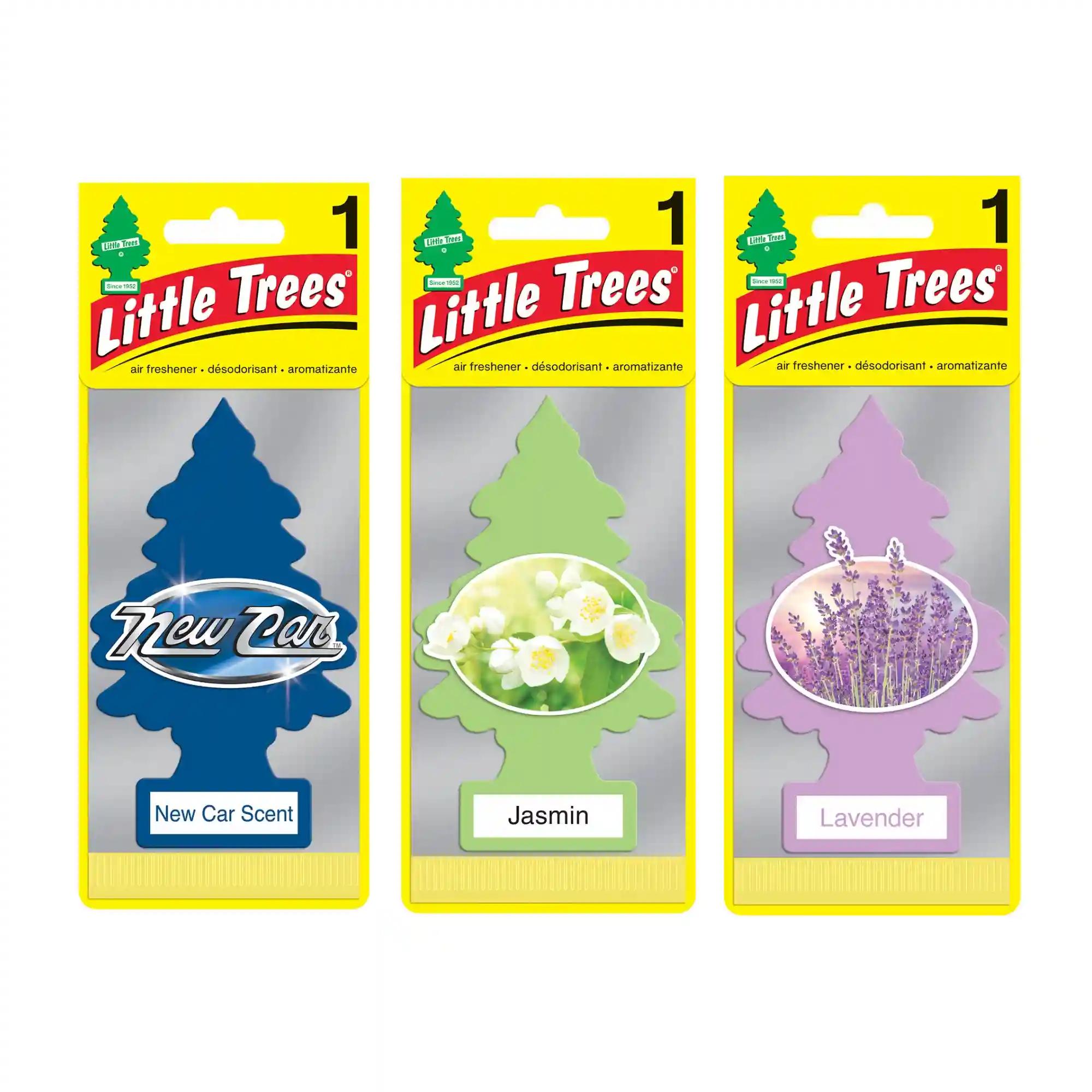 LITTLE TREES New Car Scent|Jasmin|Lavender|Hanging Trees|Combo of 3