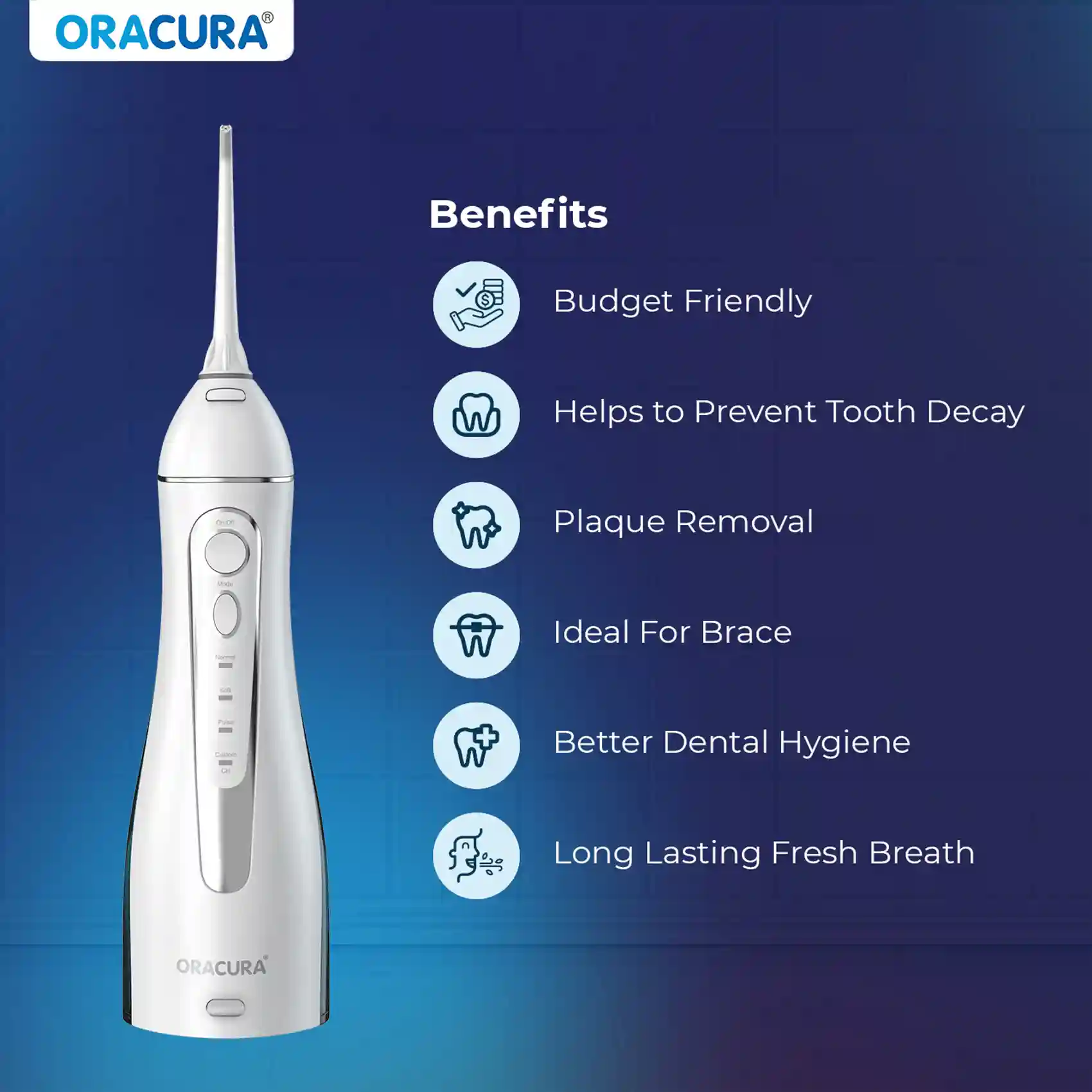 OC200 LITE Smart PLUS Water Flosser® - White