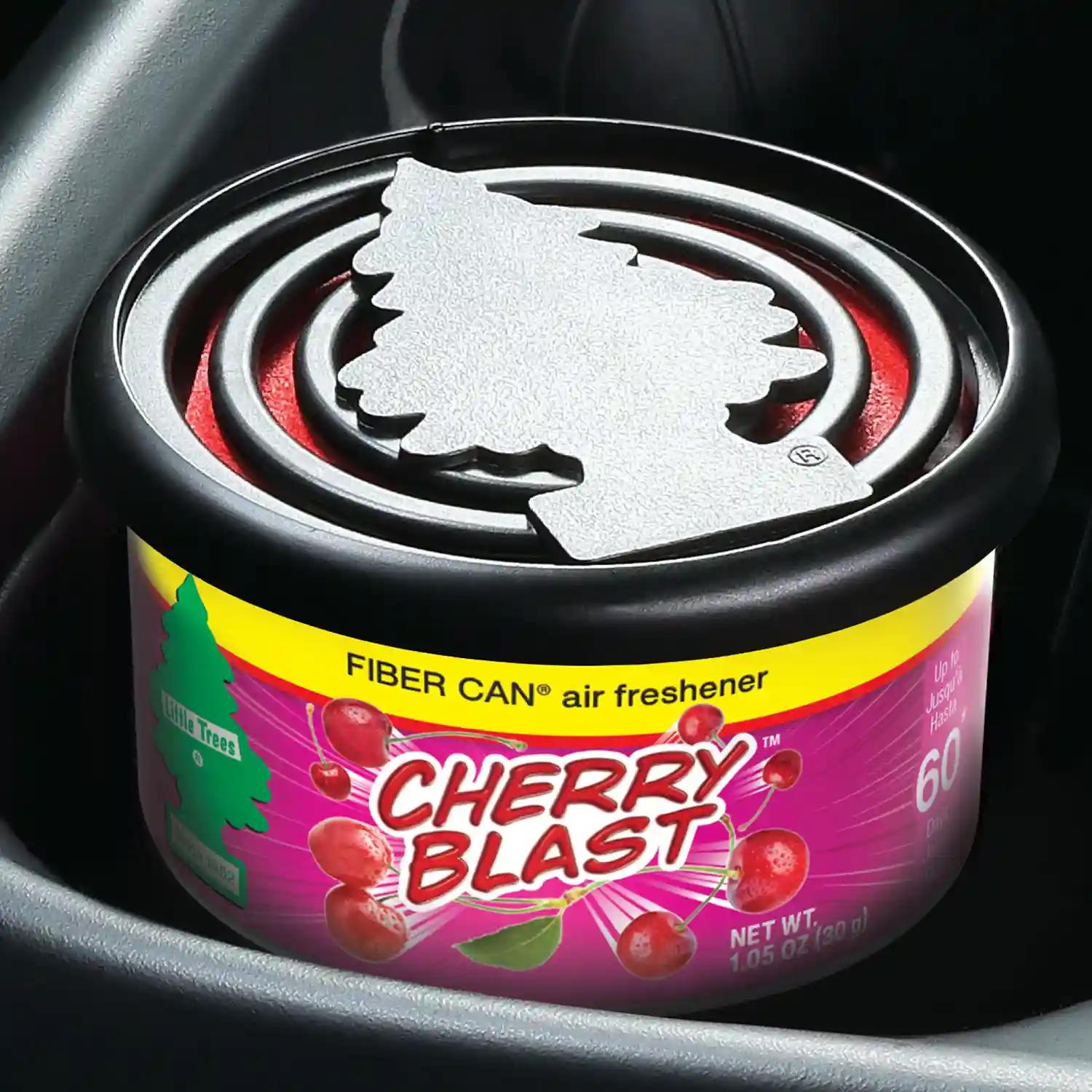 LITTLE TREES Car Freshener - Cherry Blast Fiber Can 30 g (Pack of 1)