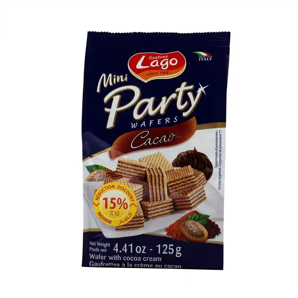 Lago Mini Party Wafers Cocoa Cream 125g