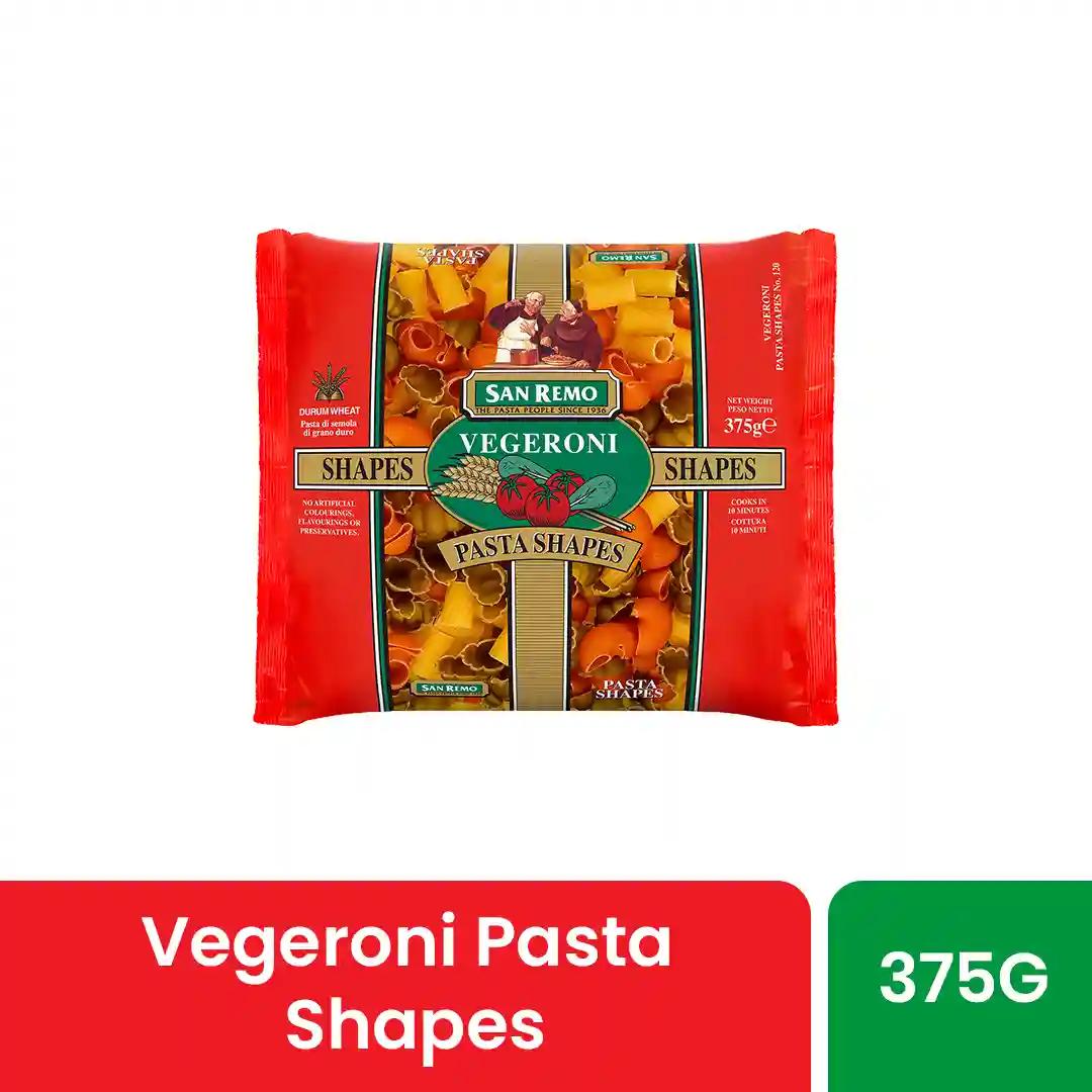 San Remo Vegeroni Shapes 375g