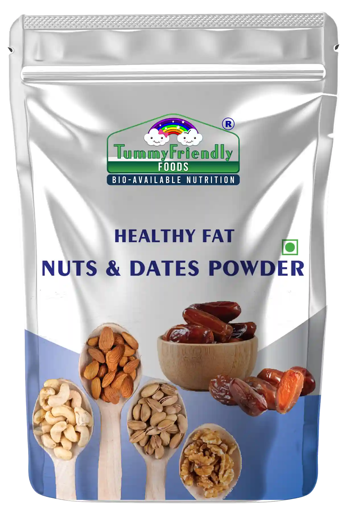 Tummyfriendly Foods Premium Nuts And Dates Powder | Healthy Fat With Natural Sweetener - 100G Cereal (100 G)