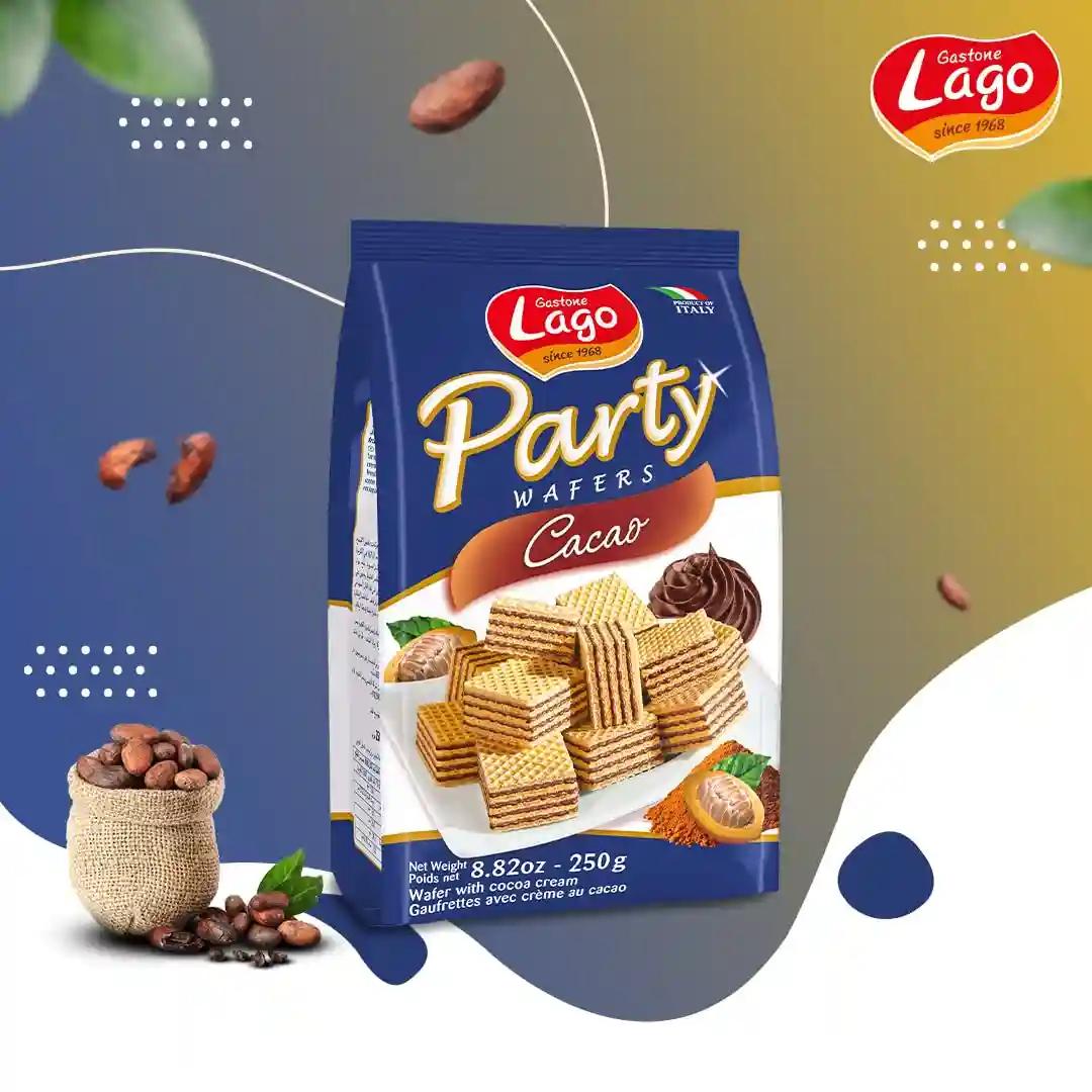 Lago Party Wafers Cacao 250g