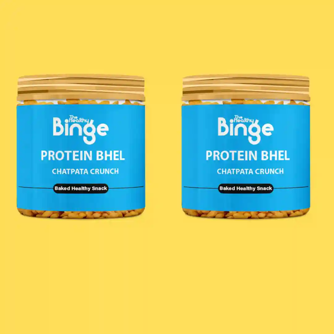 Protein Bhel Protein Rich Healthy Snacks, 0% Cholesterol or Trans Fat - Pack of 2