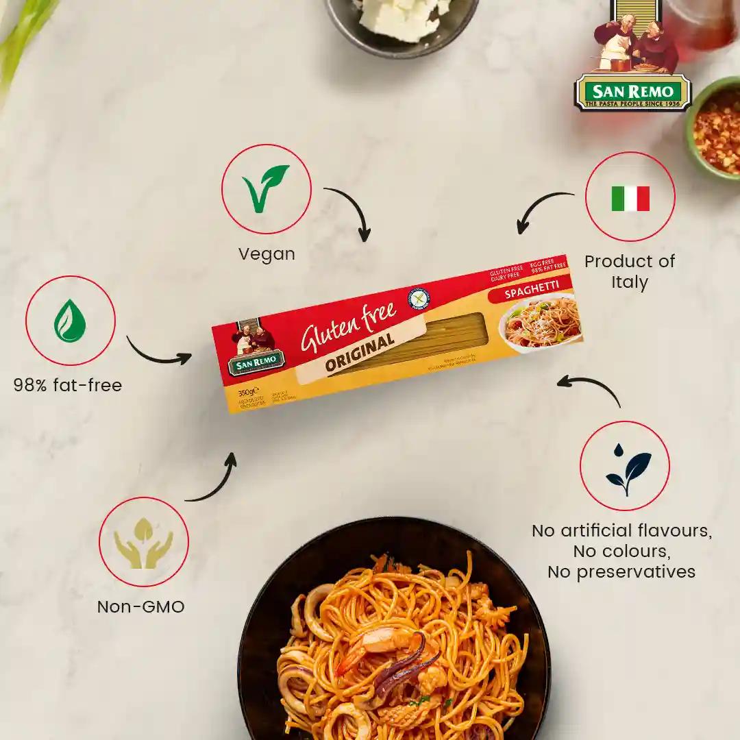 San Remo Gluten-Free Spaghetti Pasta 350g