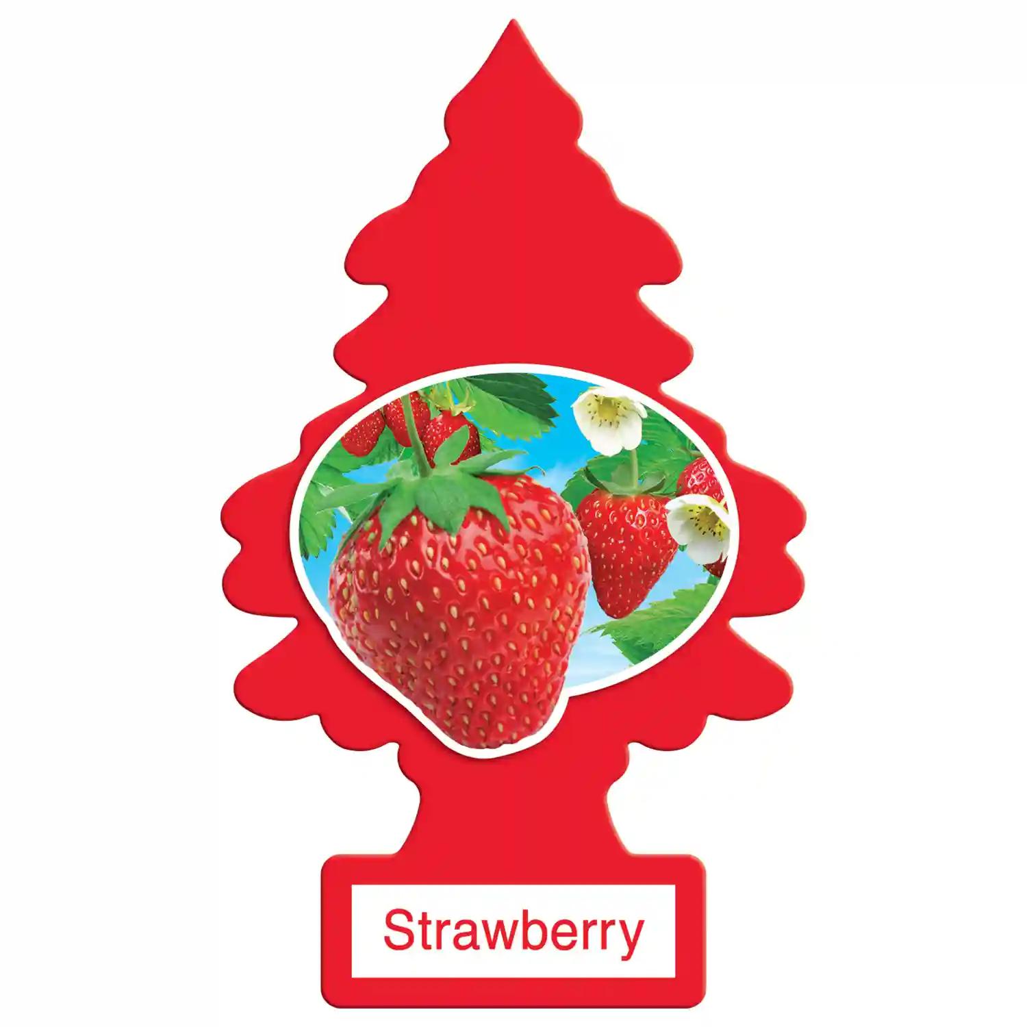 LITTLE TREES Car Freshener - Strawberry (Pack of 4)