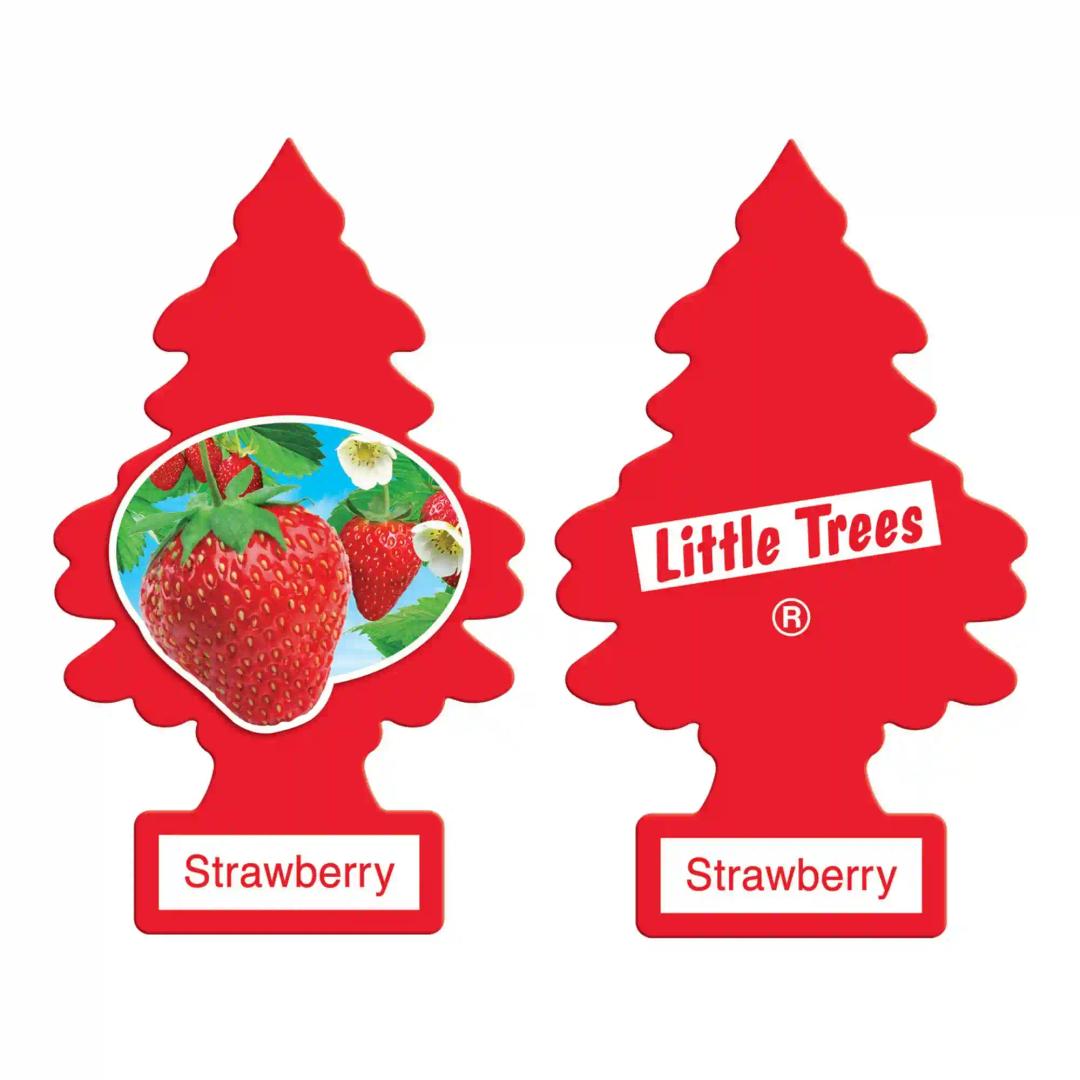 LITTLE TREES Car Freshener - Strawberry (Pack of 3)