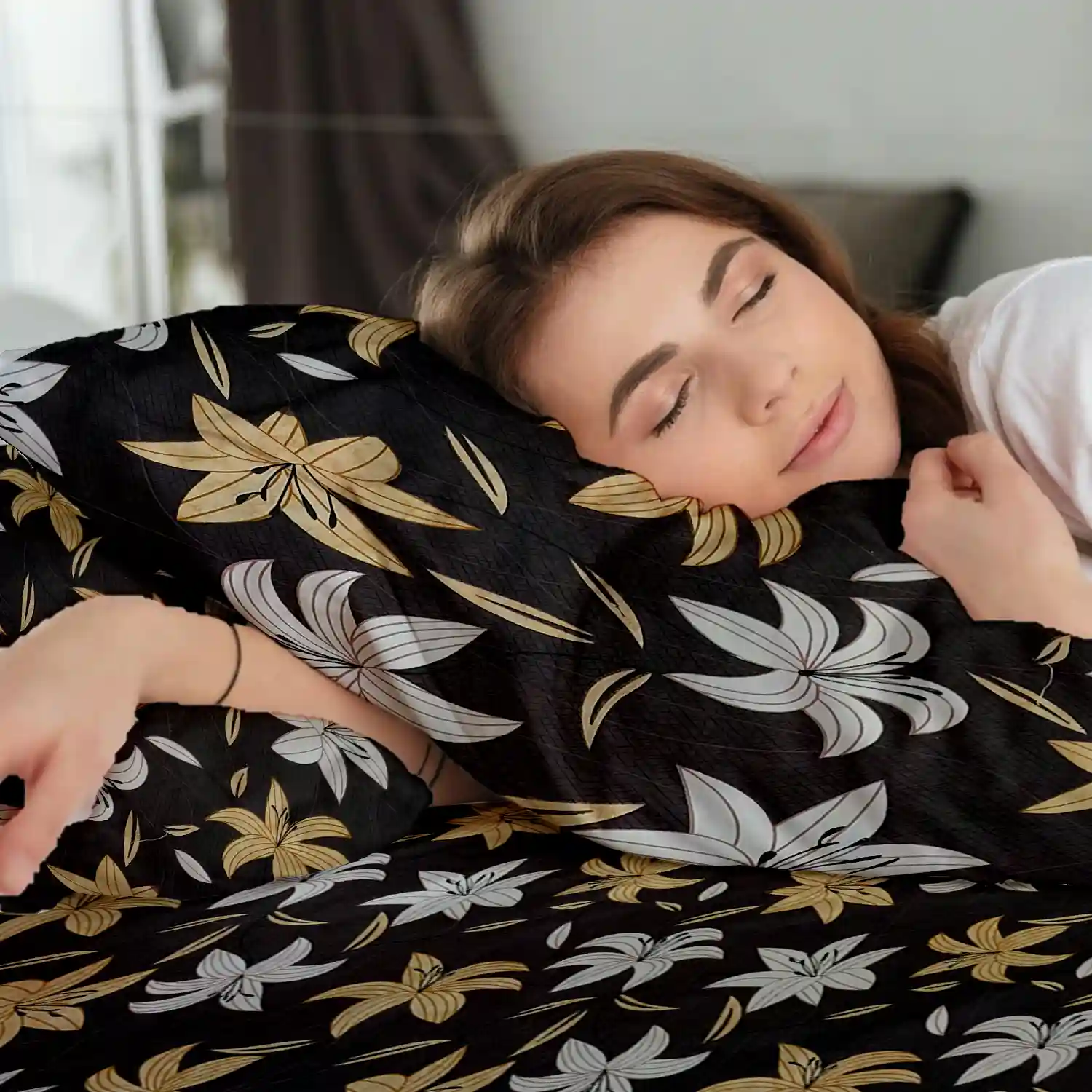 HOMIEE Glace Cotton Elastic Fitted Bed Sheet for Double Bed, Soft, Breathable & Durable Chadar with Deep Pockets, Wrinkle-Resistant, Fade-Proof & Perfect for All Seasons - Dune
