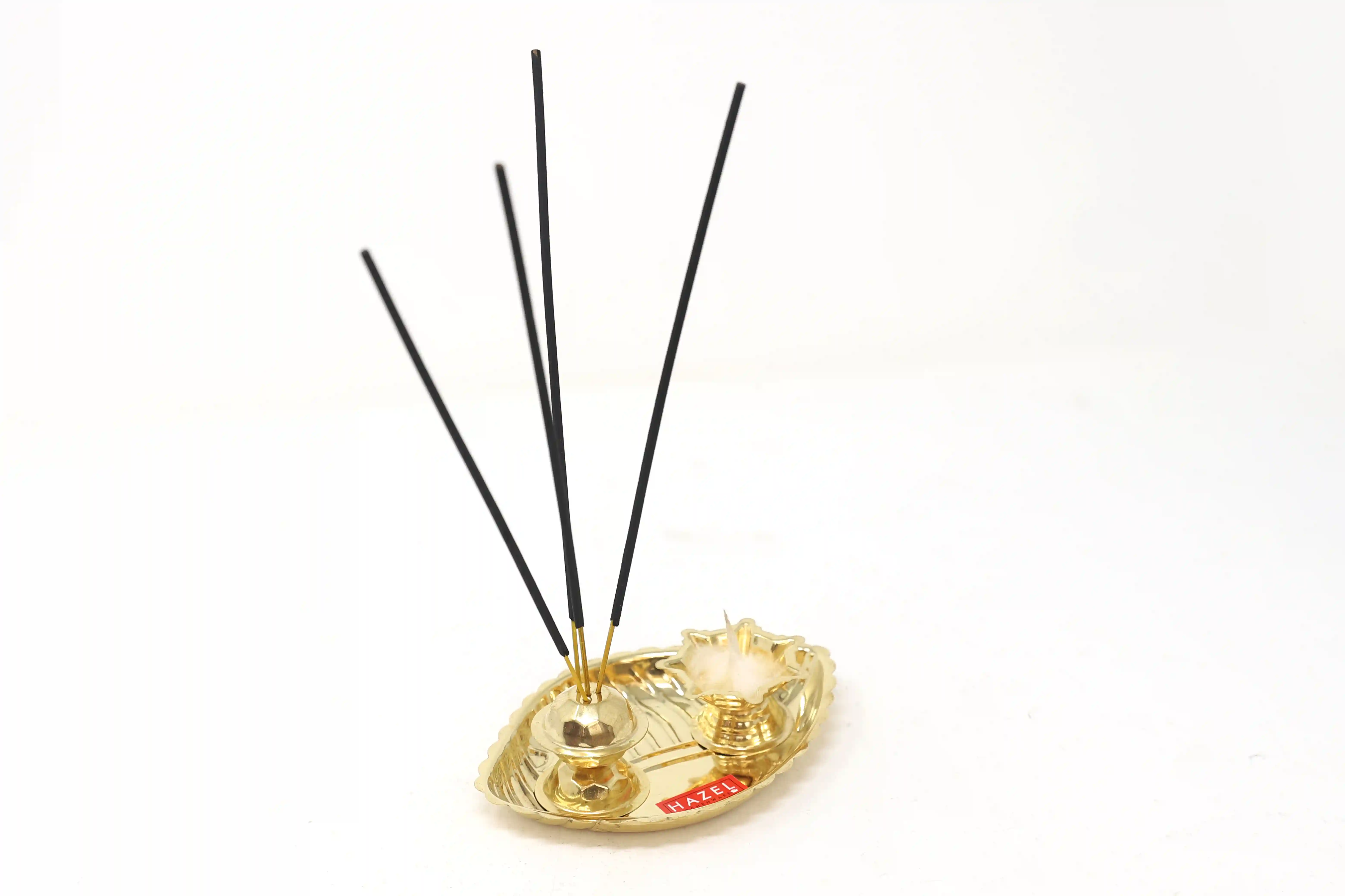 Hazel Shank Karma Brass Pooja Thali, Brass