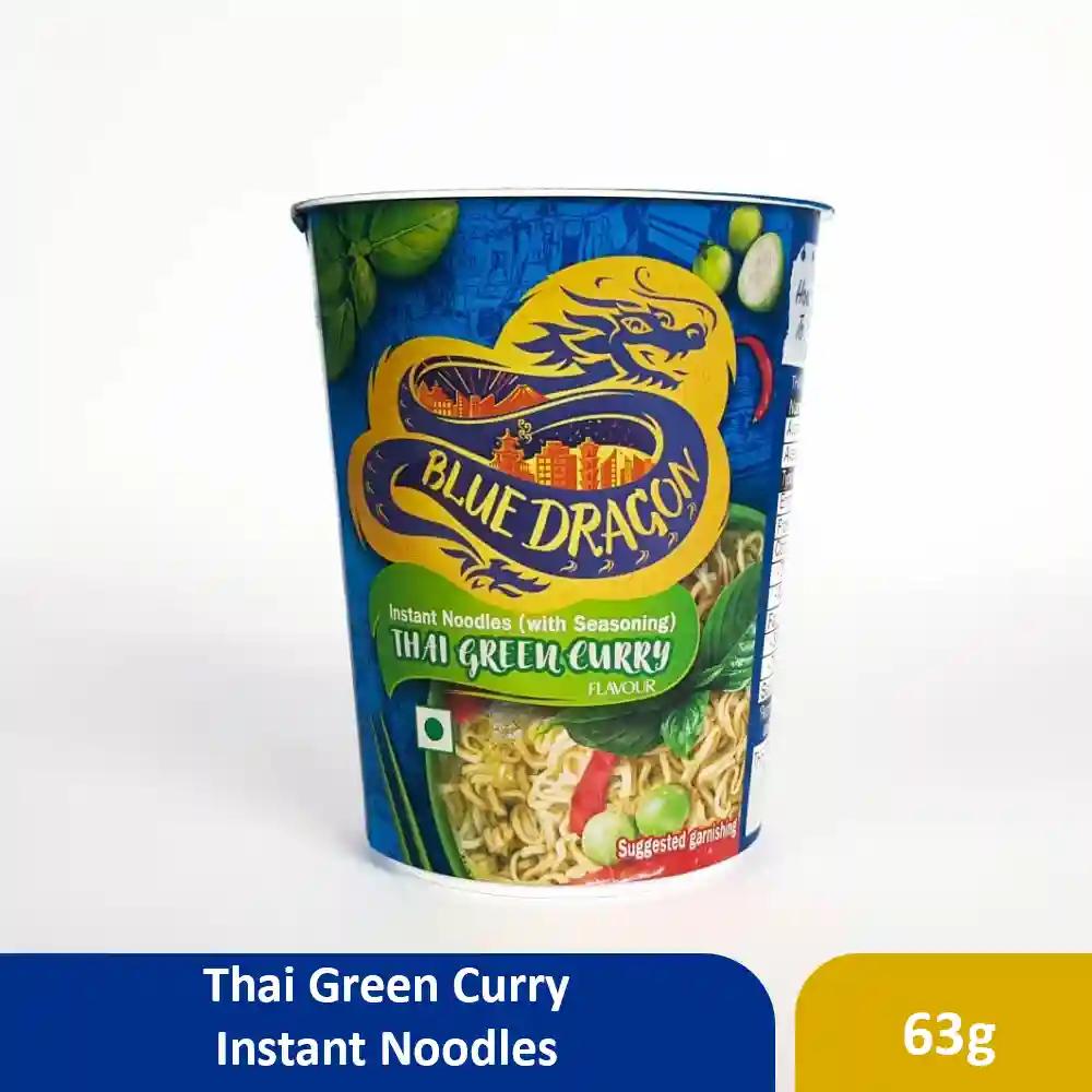 Blue Dragon Instant Cup Noodle Thai Green Curry 315gm (Pack of 5) (63gmX5)