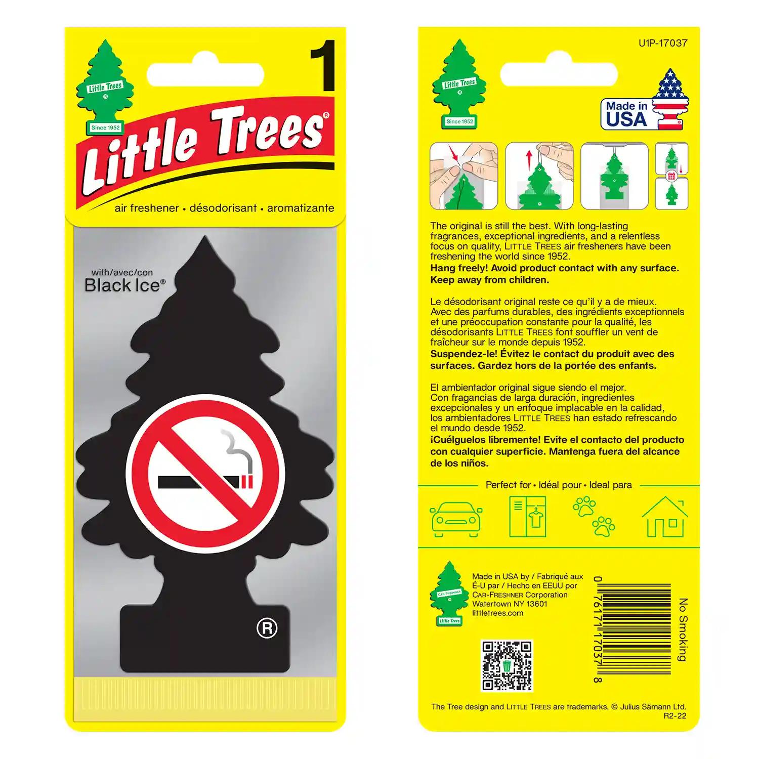 LITTLE TREES Car Freshener - No Smoking (Pack of 4)