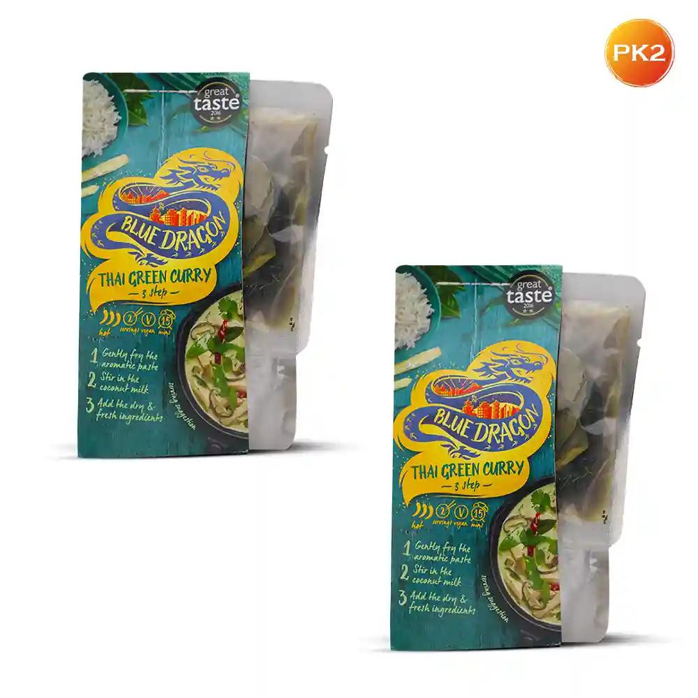 Blue Dragon 3 Step Green Curry 253g (Pack of 2)